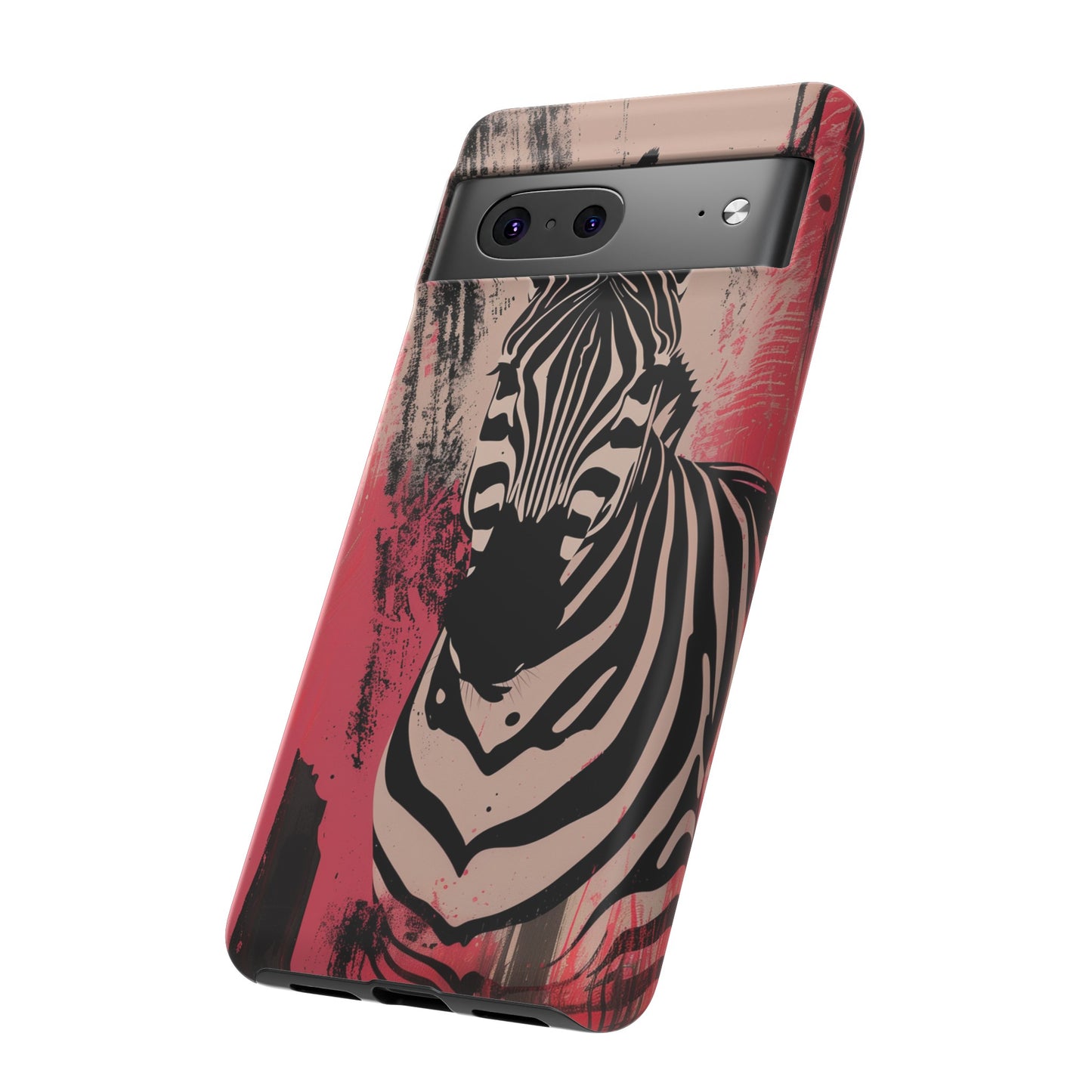 Pink Zebra Tough Phone Case