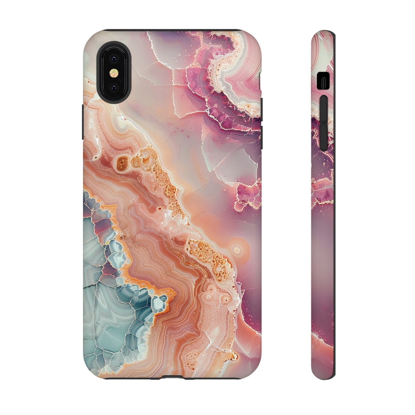 Pink Agate Tough Phone Case