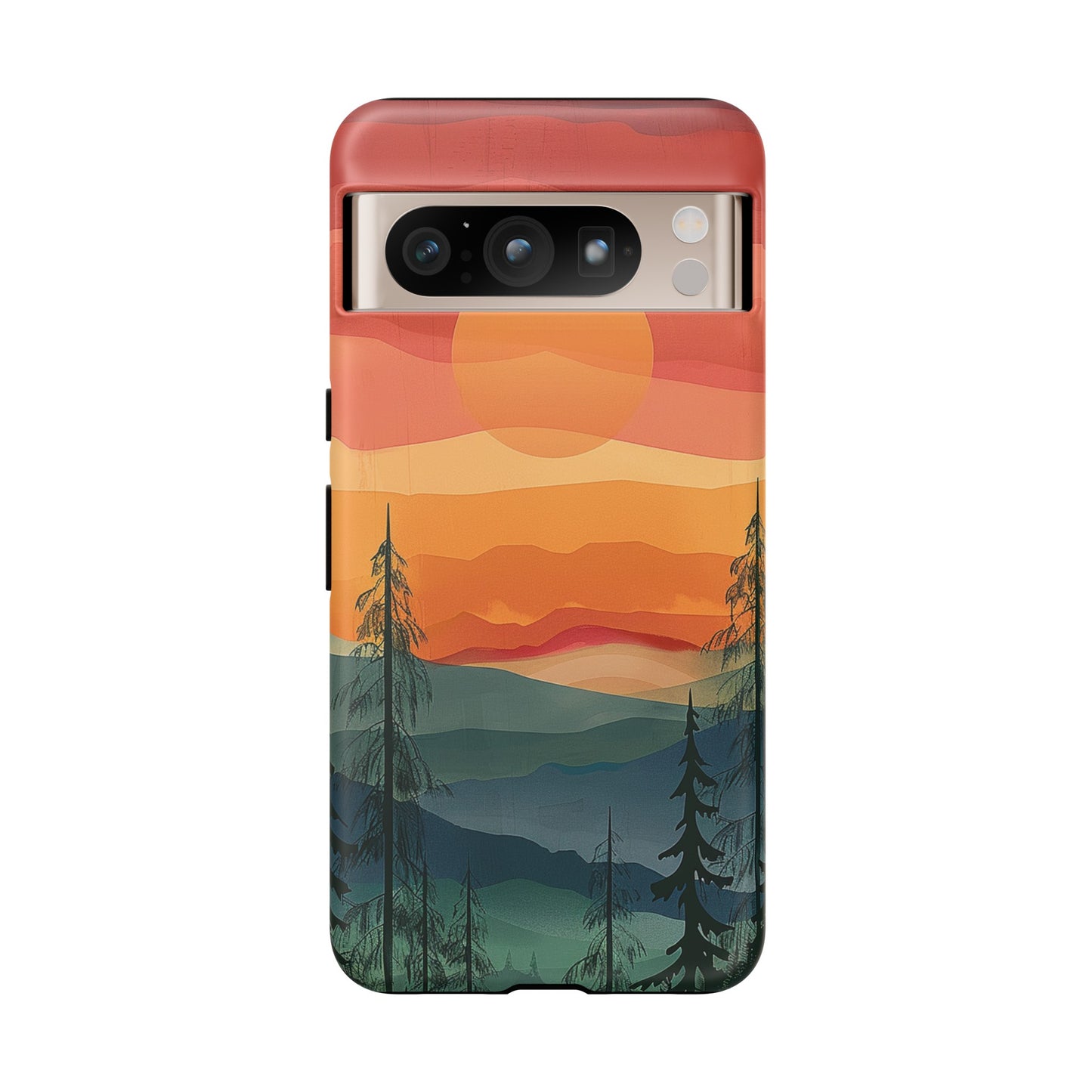 Forest Sunset Tough Phone Case