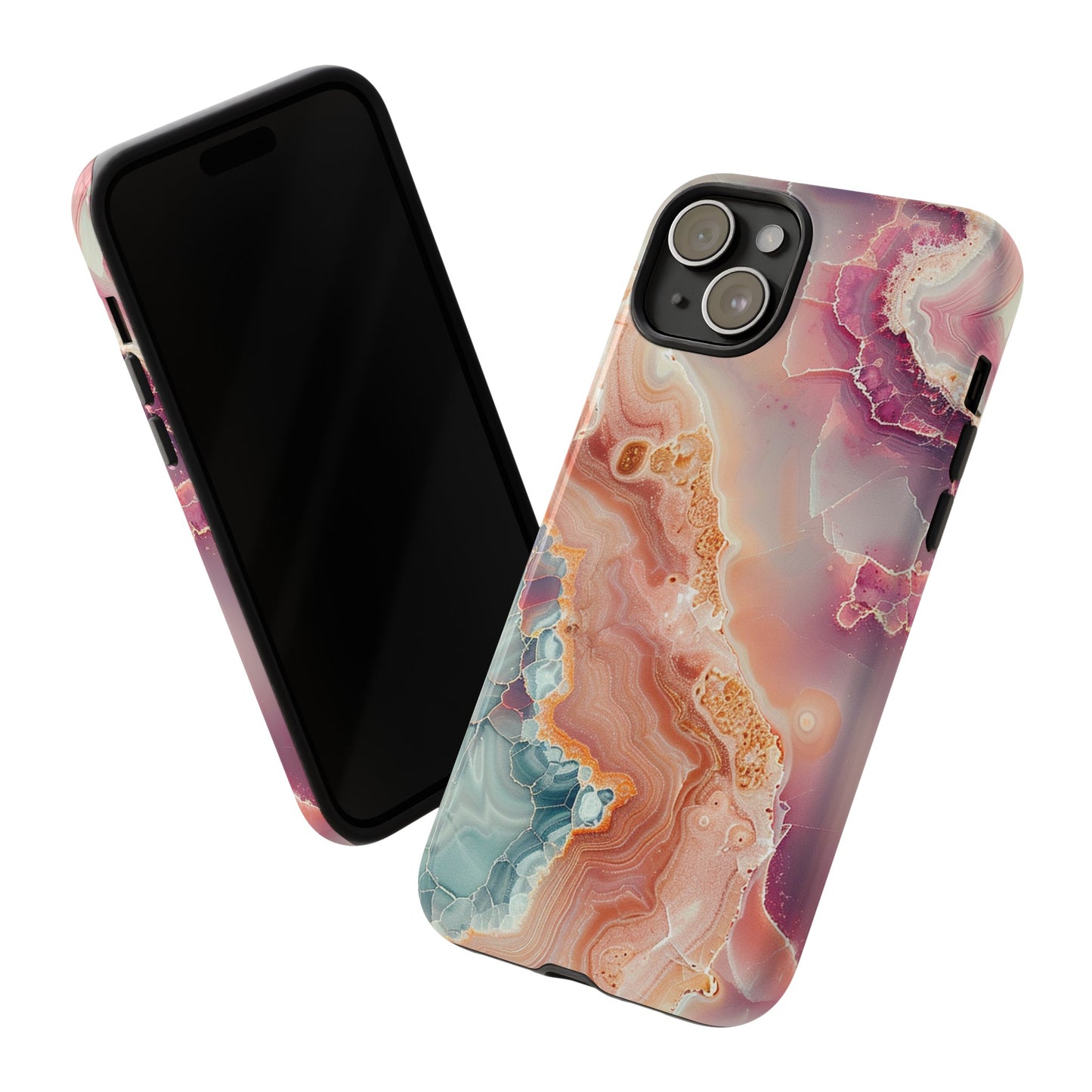 Pink Agate Tough Phone Case