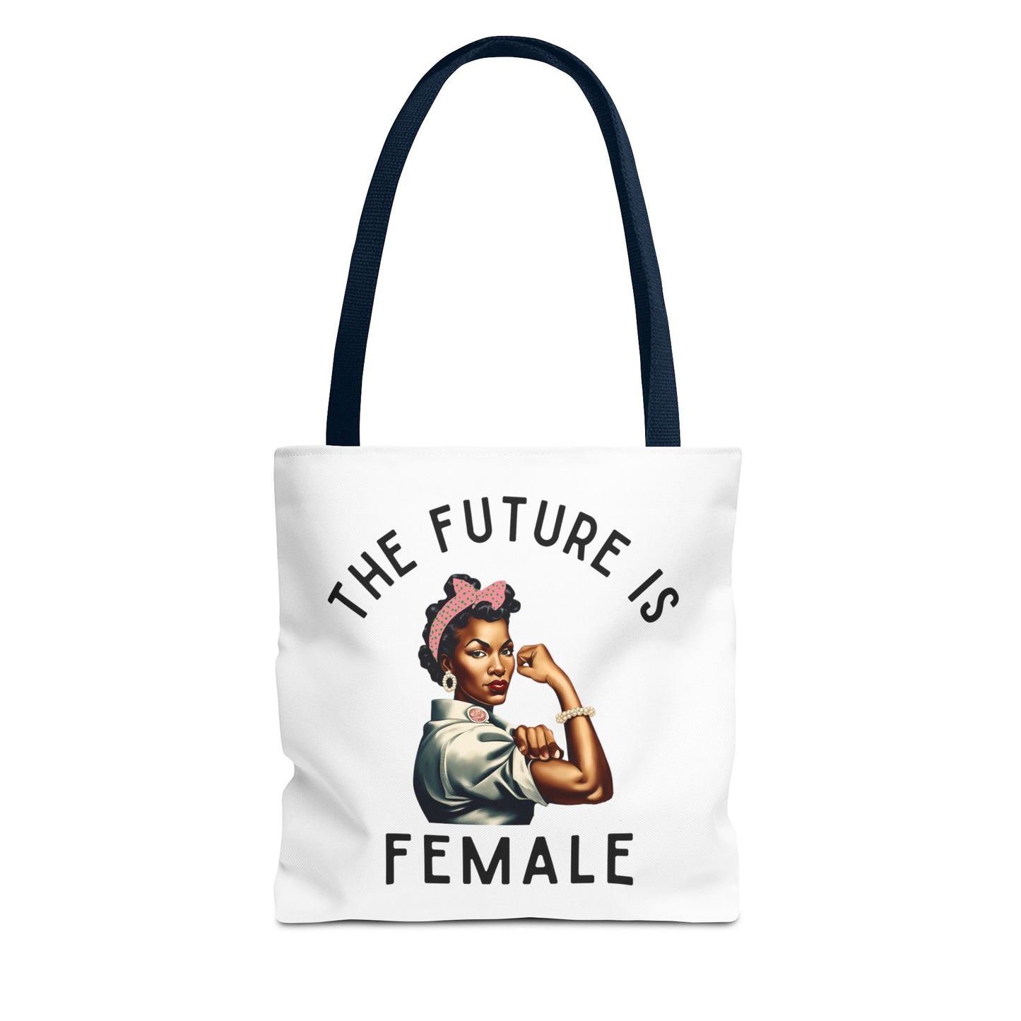 5 The Future is Female White Tote Bag