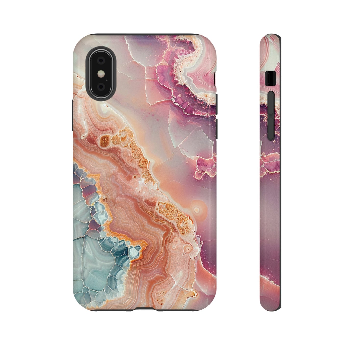 Pink Agate Tough Phone Case