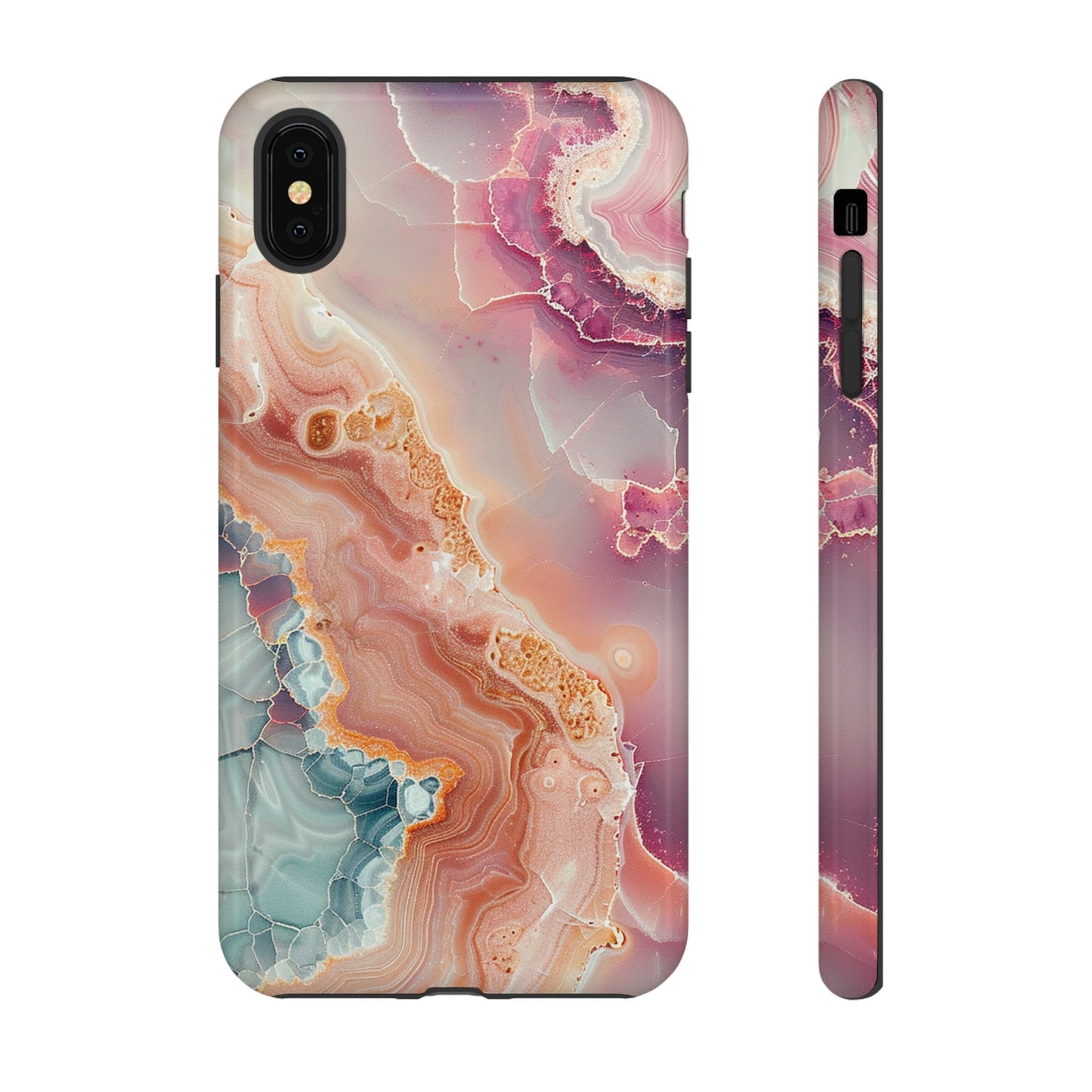 Pink Agate Tough Phone Case