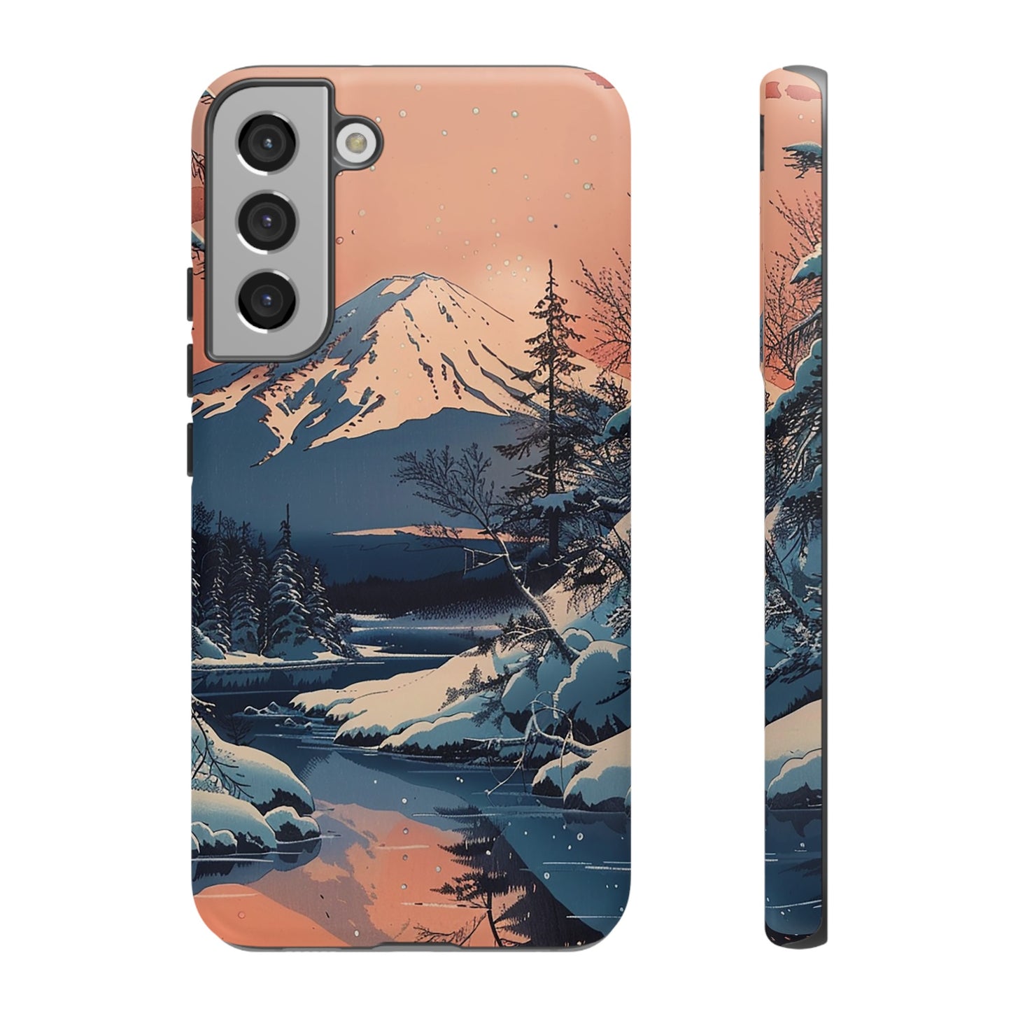 Snow Covered Mountain Tough Phone Case