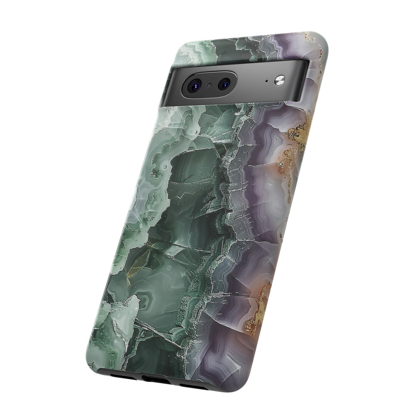 Emerald and Amethyst Tough Phone Case