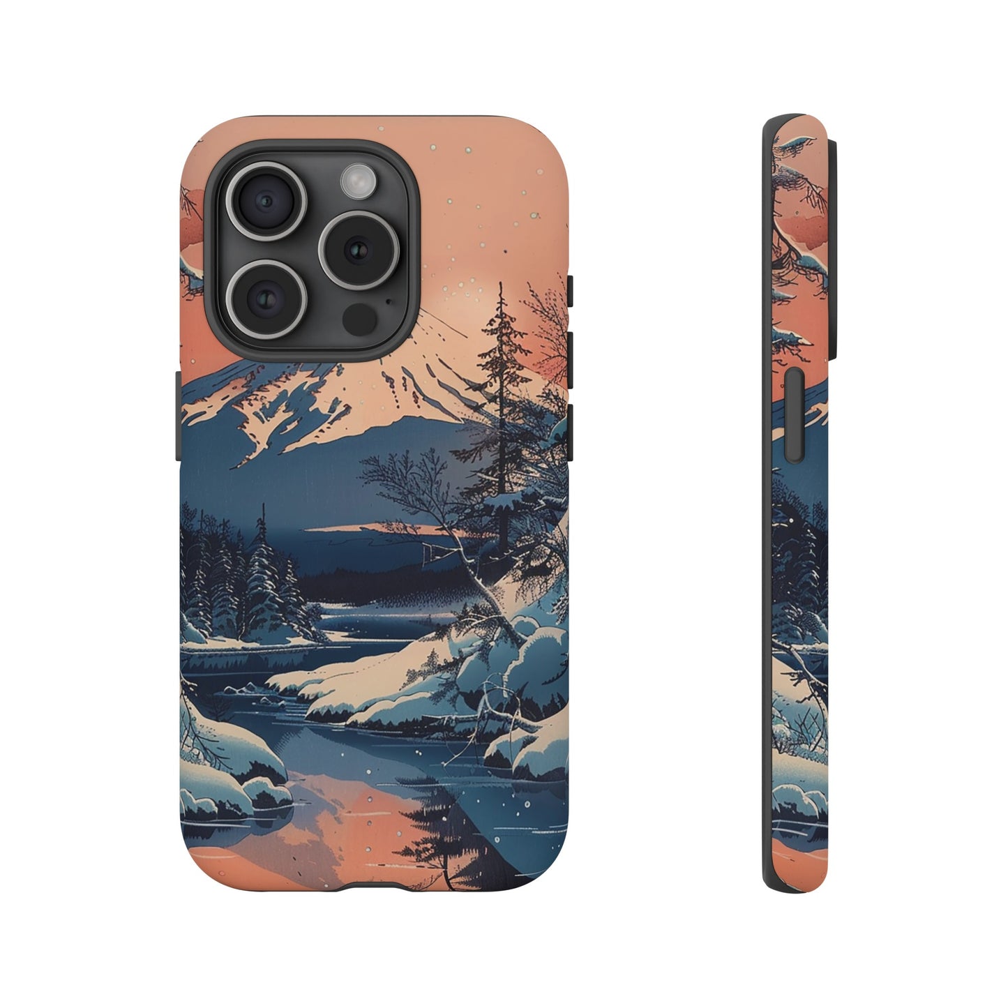 Snow Covered Mountain Tough Phone Case