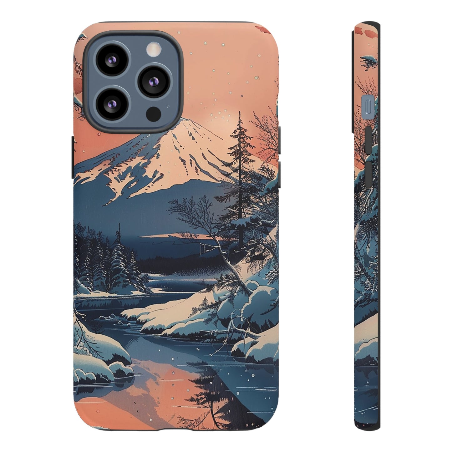 Snow Covered Mountain Tough Phone Case