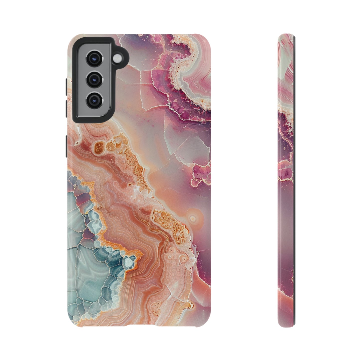 Pink Agate Tough Phone Case