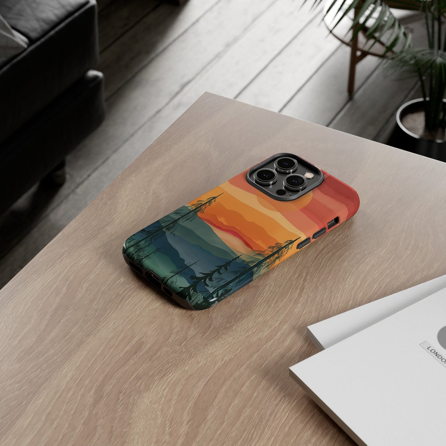 Forest Sunset Tough Phone Case