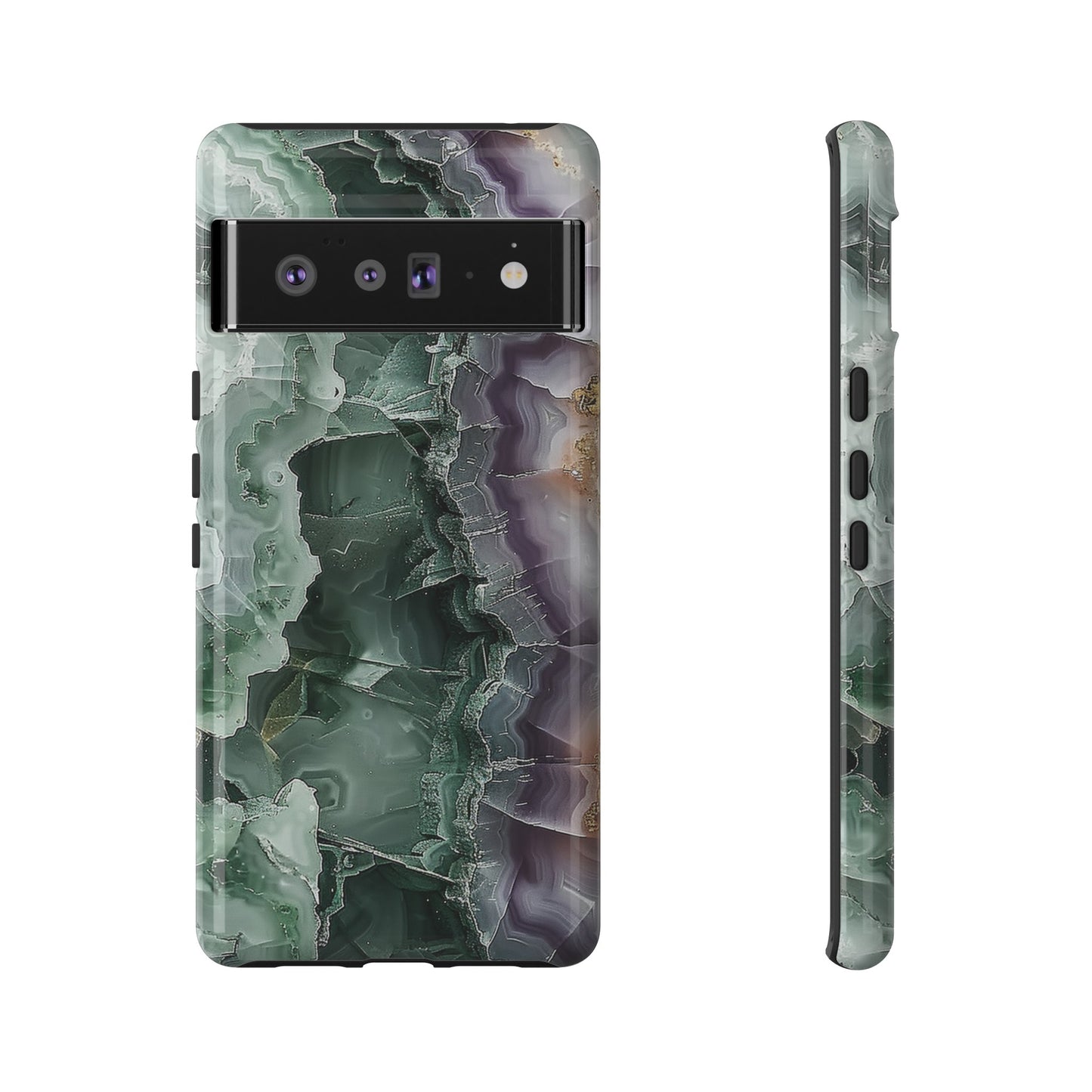 Emerald and Amethyst Tough Phone Case