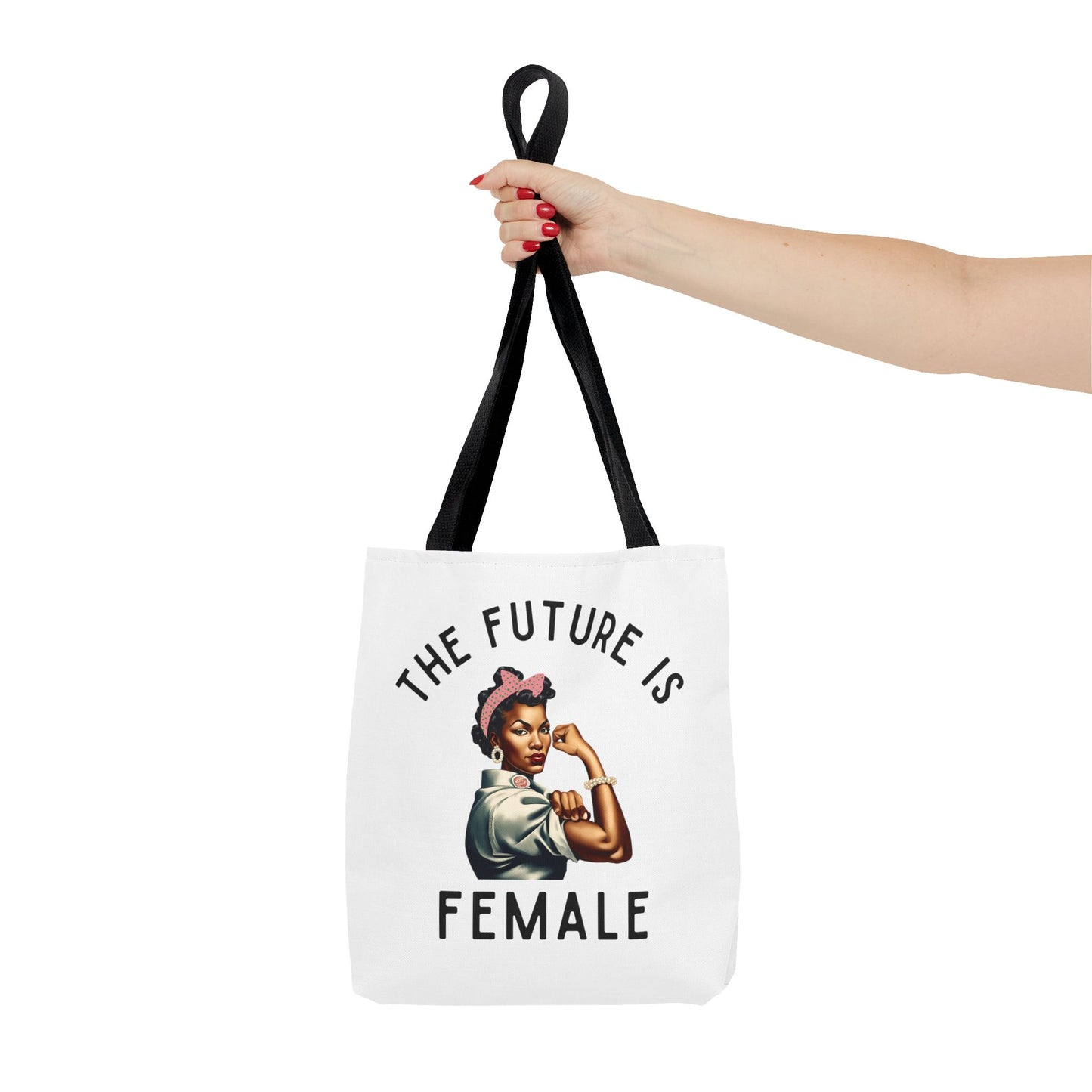 5 The Future is Female White Tote Bag