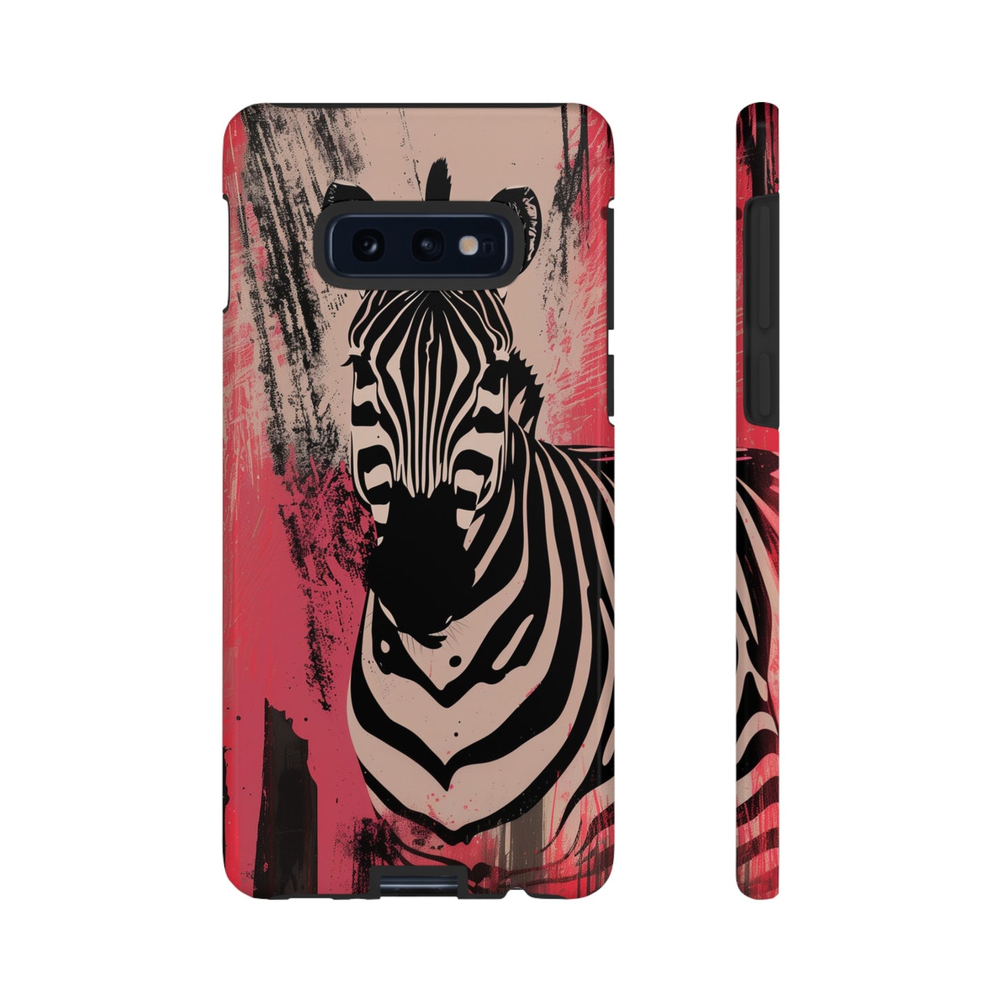 Pink Zebra Tough Phone Case