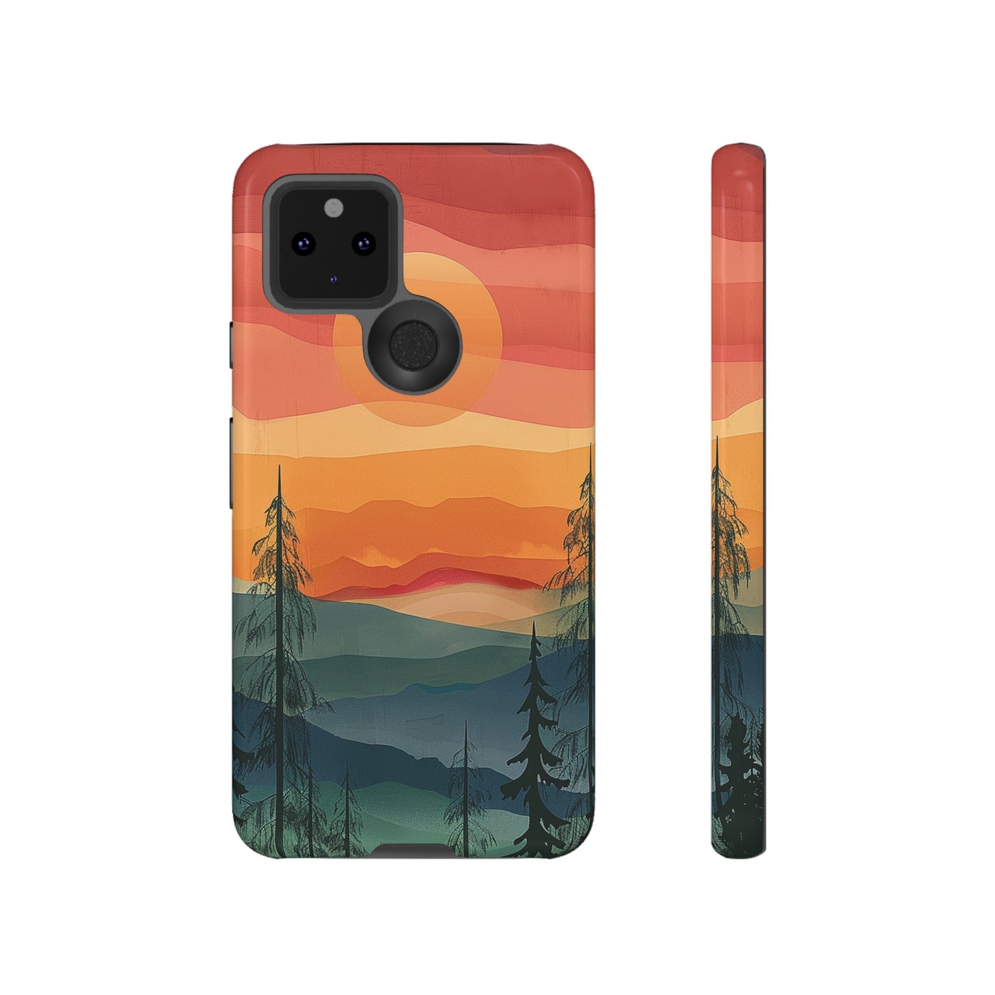 Forest Sunset Tough Phone Case