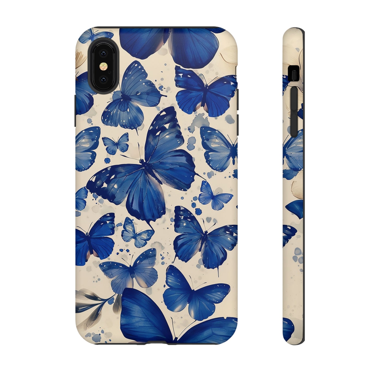 Blue Butterfly Tough Phone Case