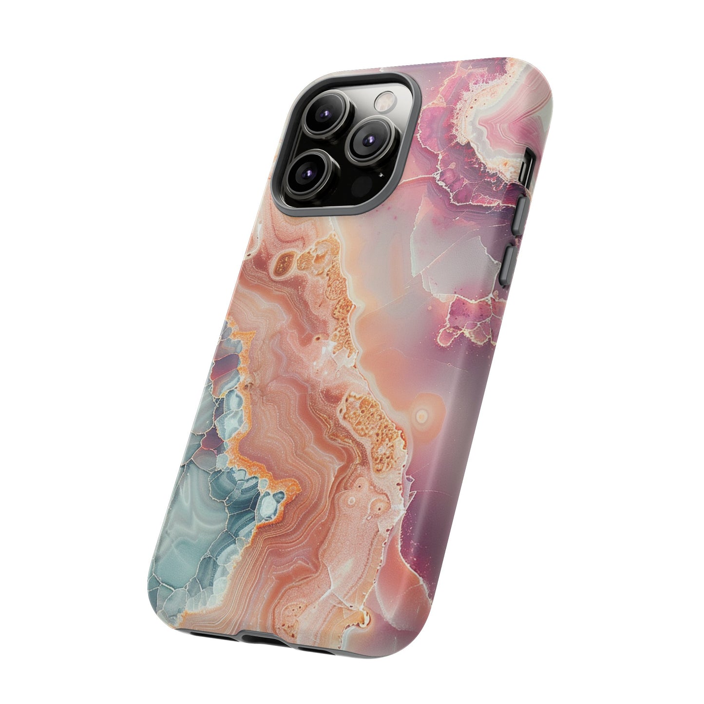 Pink Agate Tough Phone Case