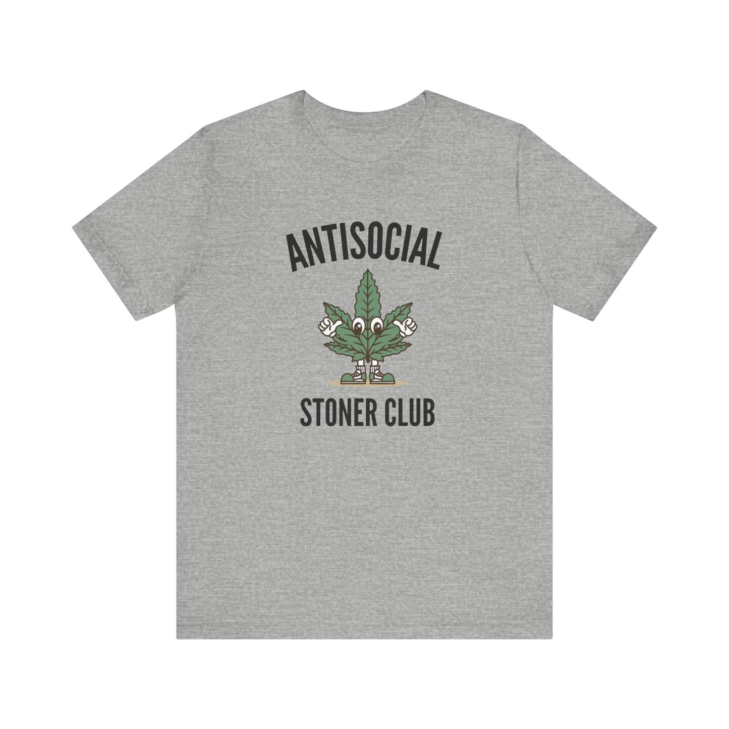 Antisocial Stoner Club (Cannabis) Jersey Short Sleeve Tee