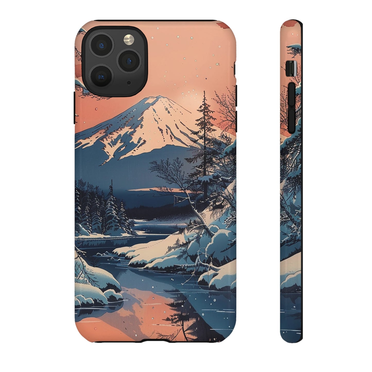 Snow Covered Mountain Tough Phone Case