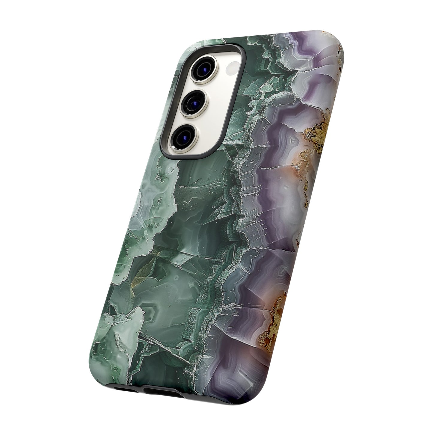 Emerald and Amethyst Tough Phone Case