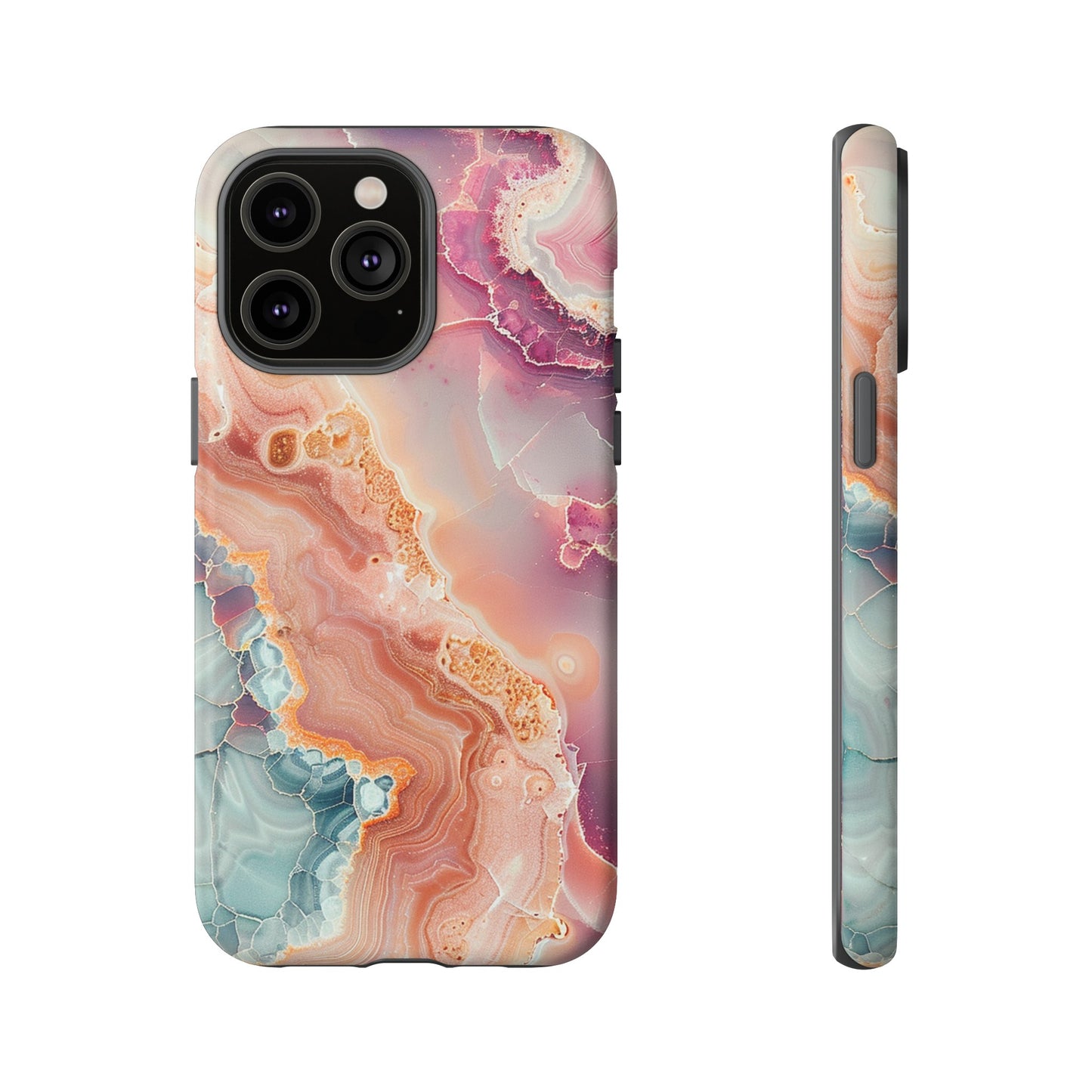 Pink Agate Tough Phone Case