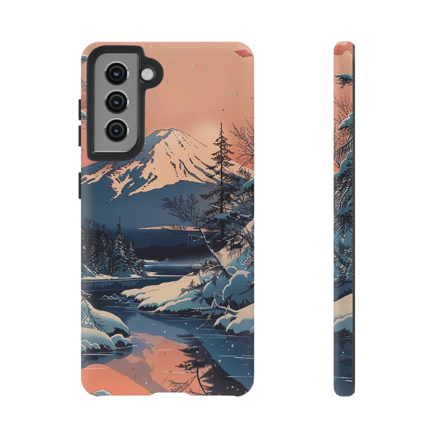 Snow Covered Mountain Tough Phone Case