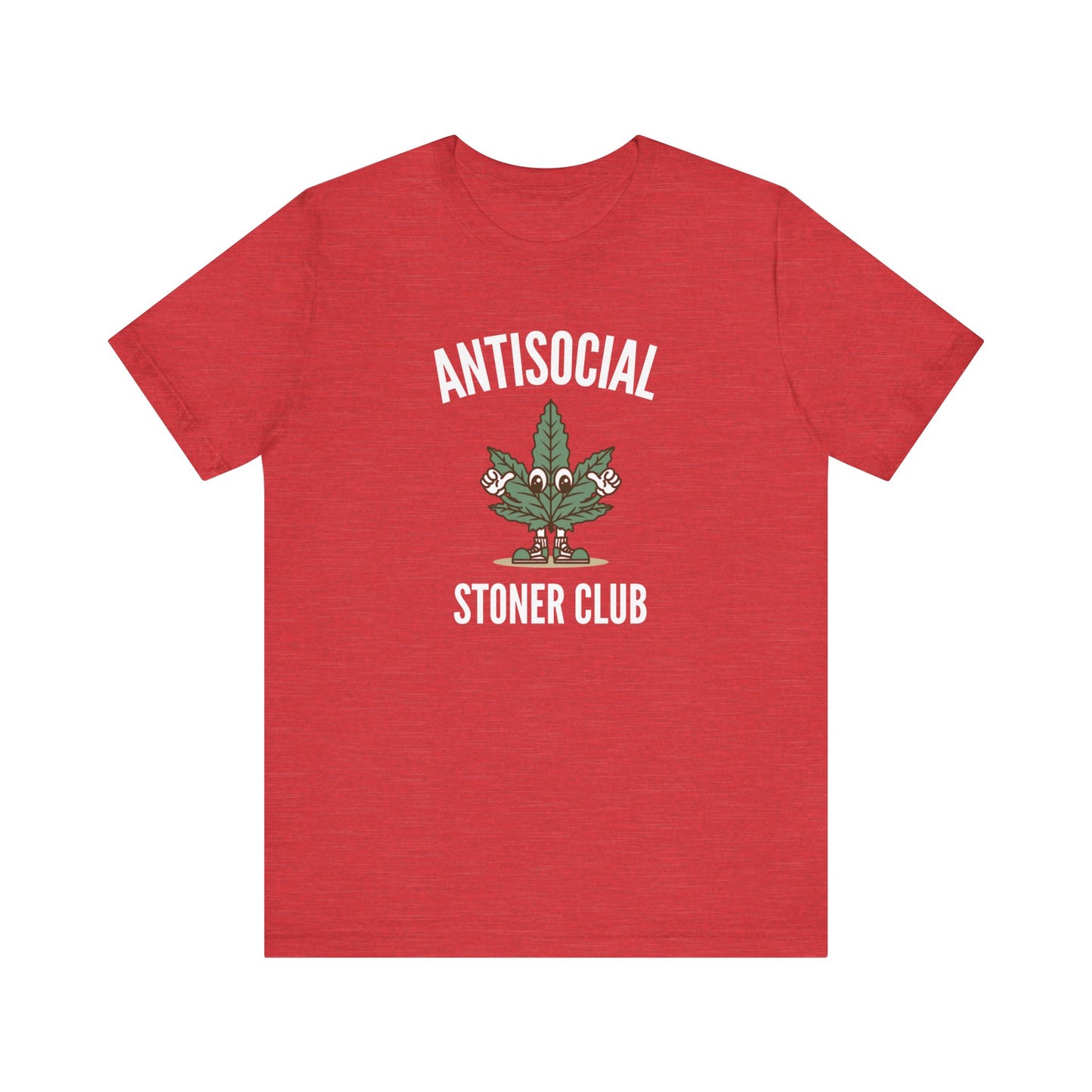 Antisocial Stoner Club (Cannabis) Jersey Short Sleeve Tee