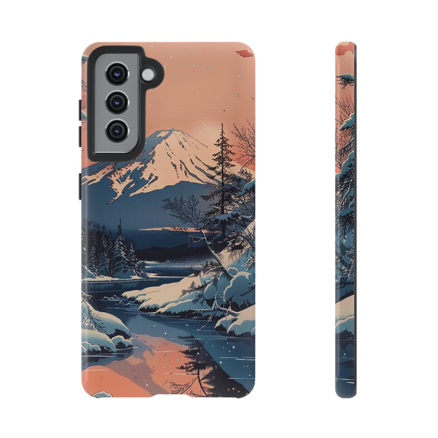 Snow Covered Mountain Tough Phone Case