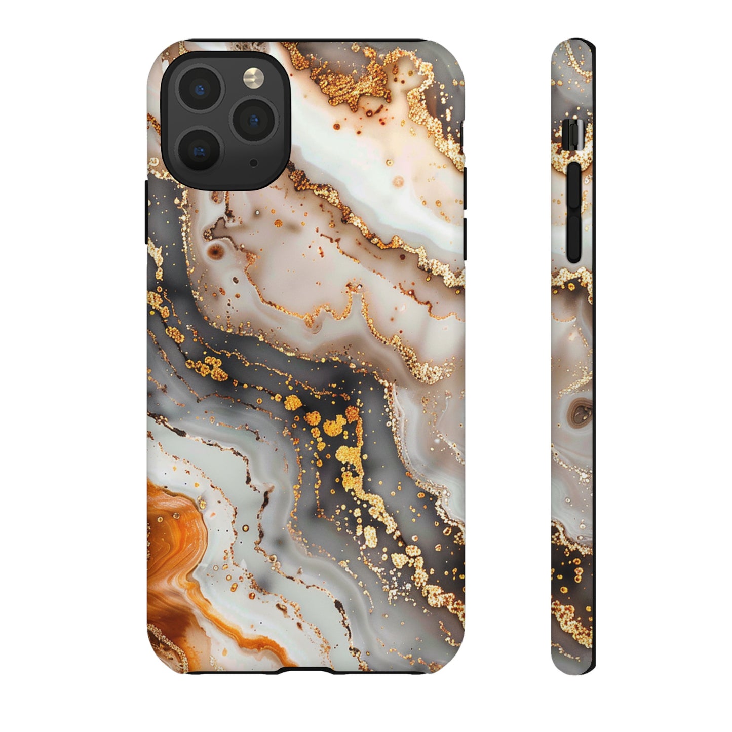 Gold Agate Tough Phone Case