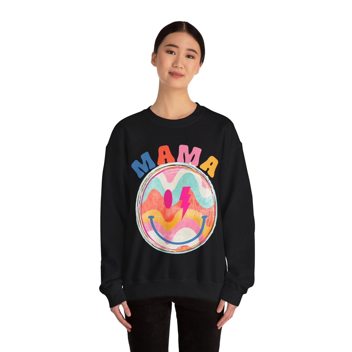 Retro 70's MAMA Unisex Crewneck Sweatshirt