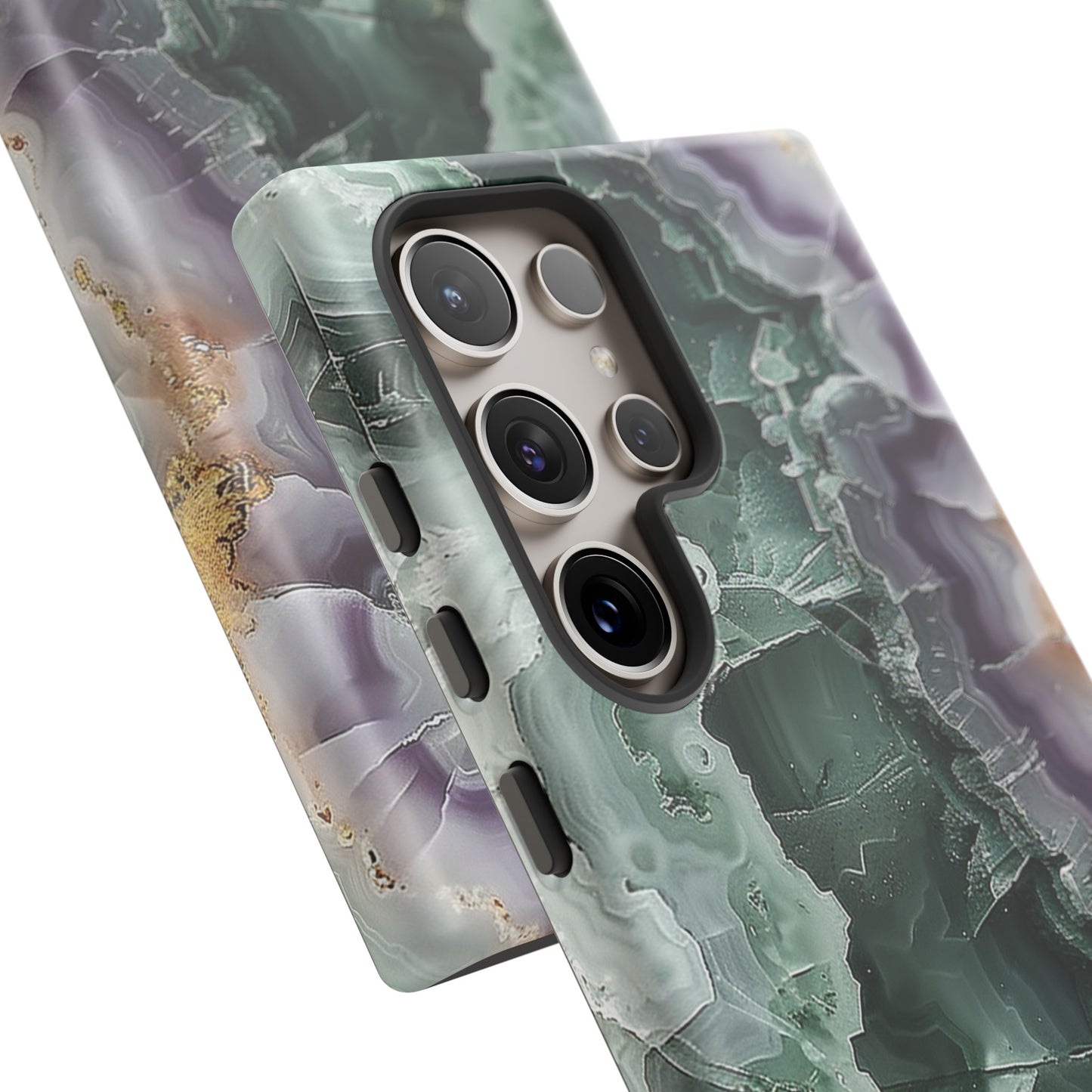 Emerald and Amethyst Tough Phone Case