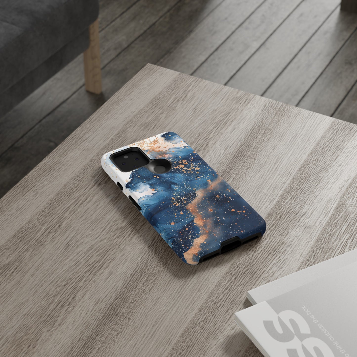 Blue Watercolors Tough Phone Case