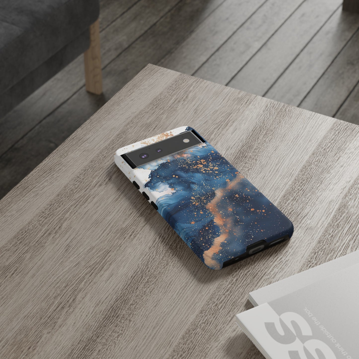 Blue Watercolors Tough Phone Case