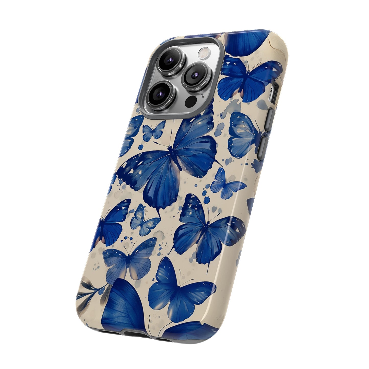 Blue Butterfly Tough Phone Case