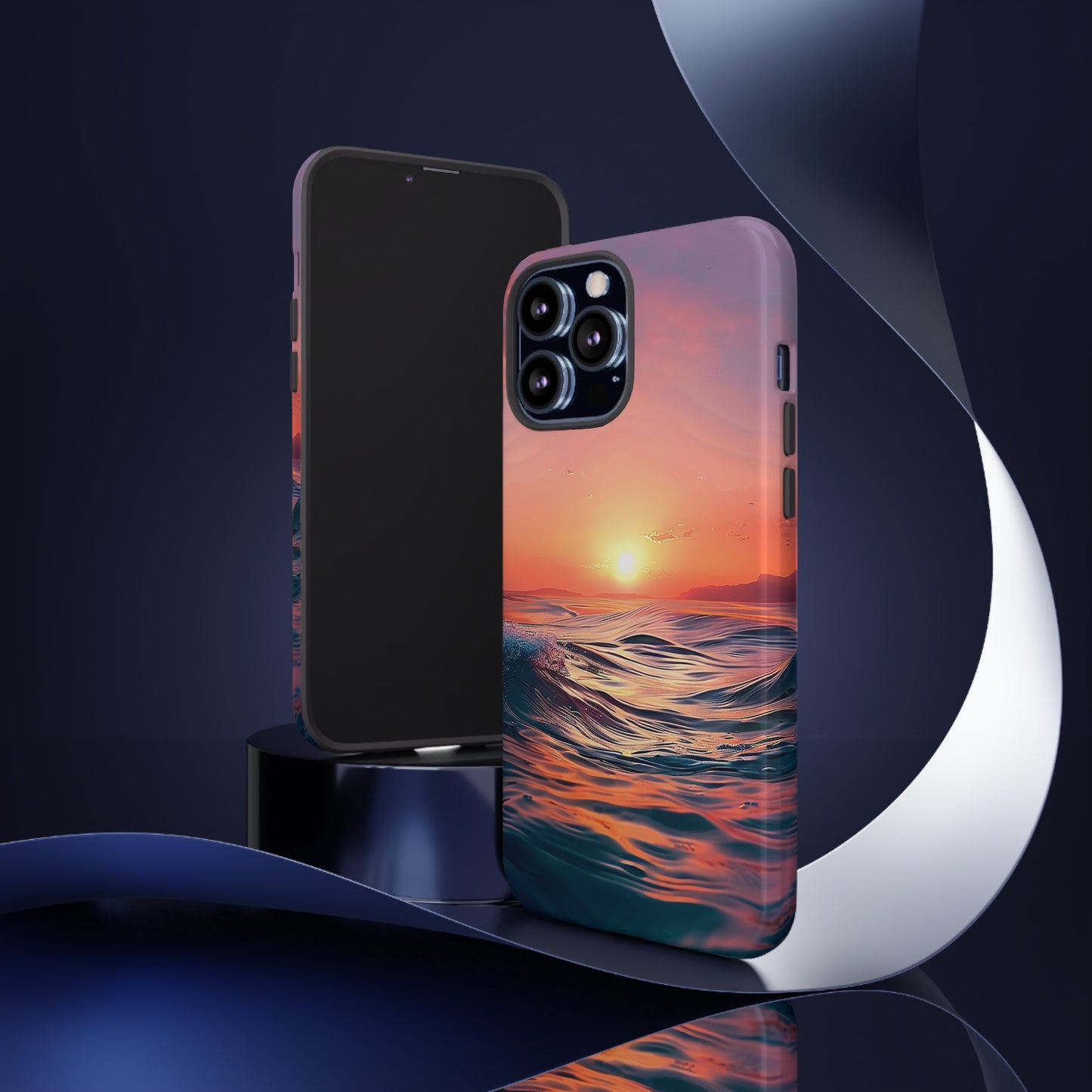 Ocean Sunset Tough Phone Case