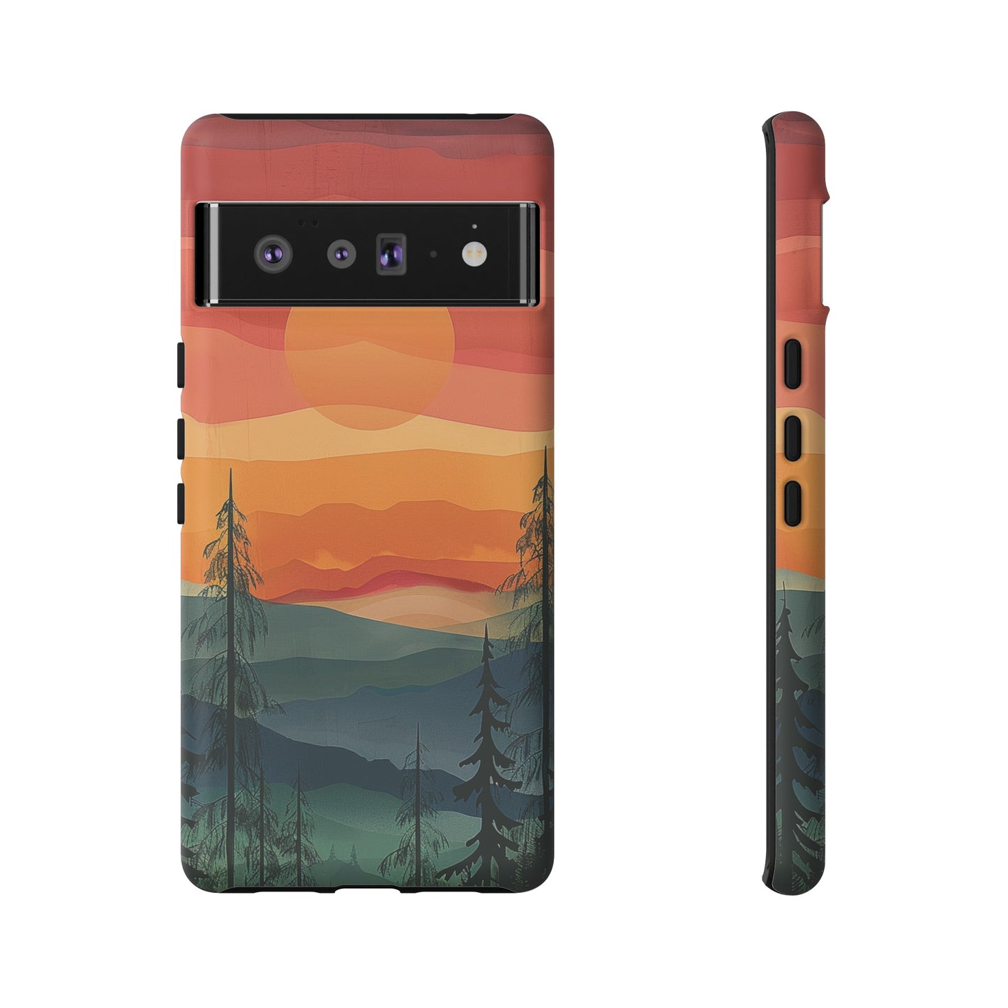 Forest Sunset Tough Phone Case