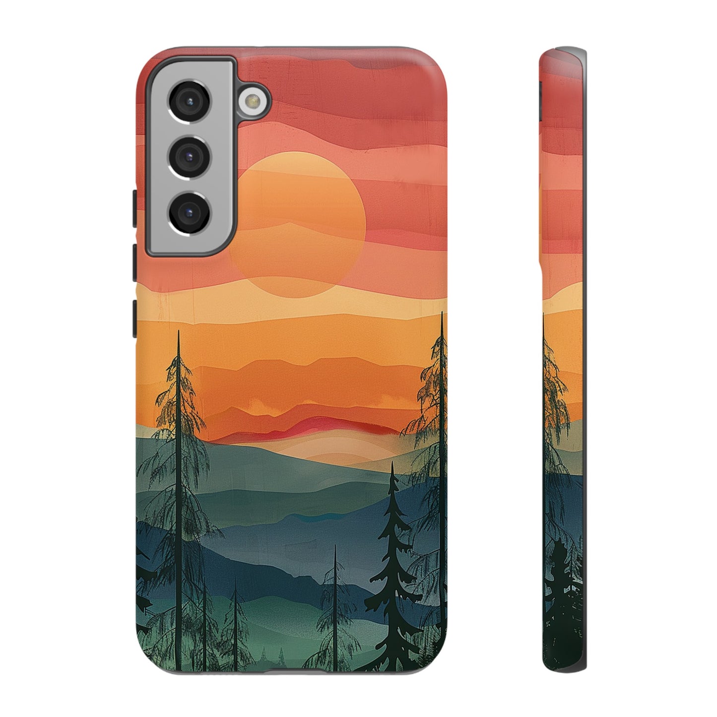 Forest Sunset Tough Phone Case