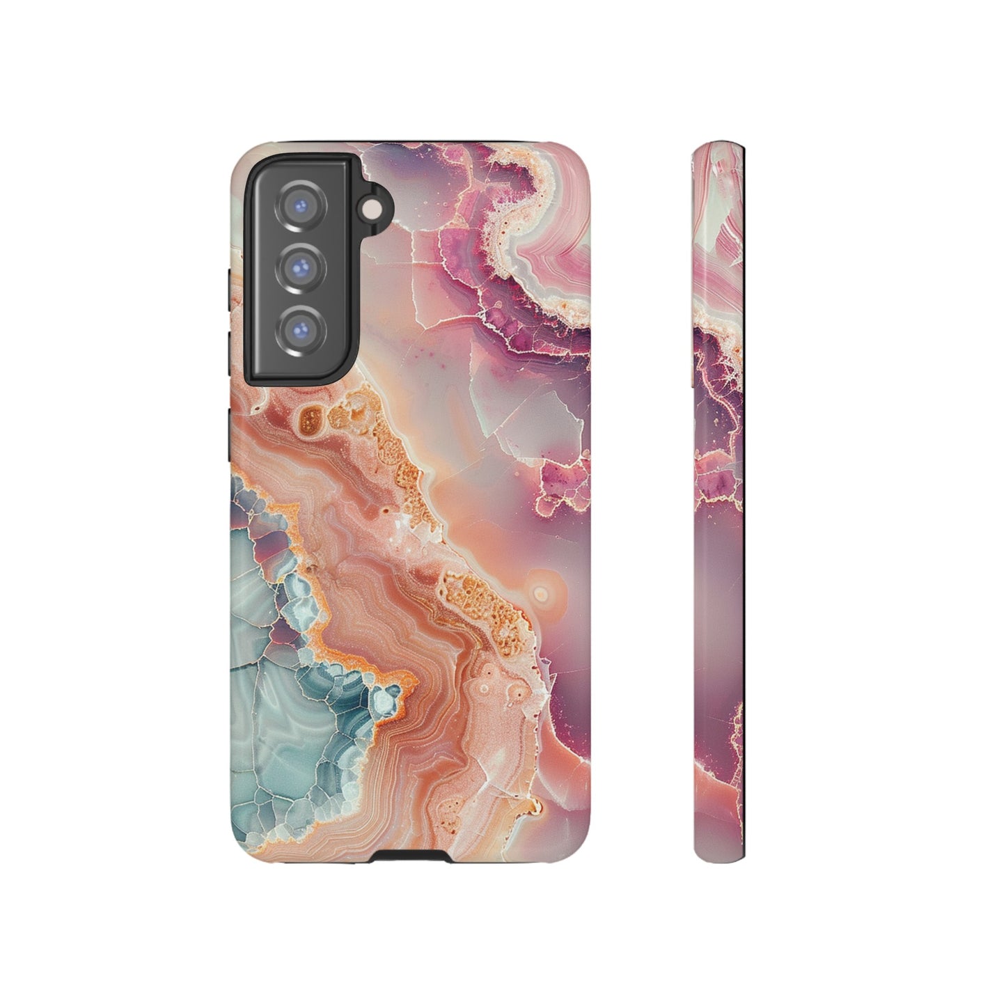 Pink Agate Tough Phone Case