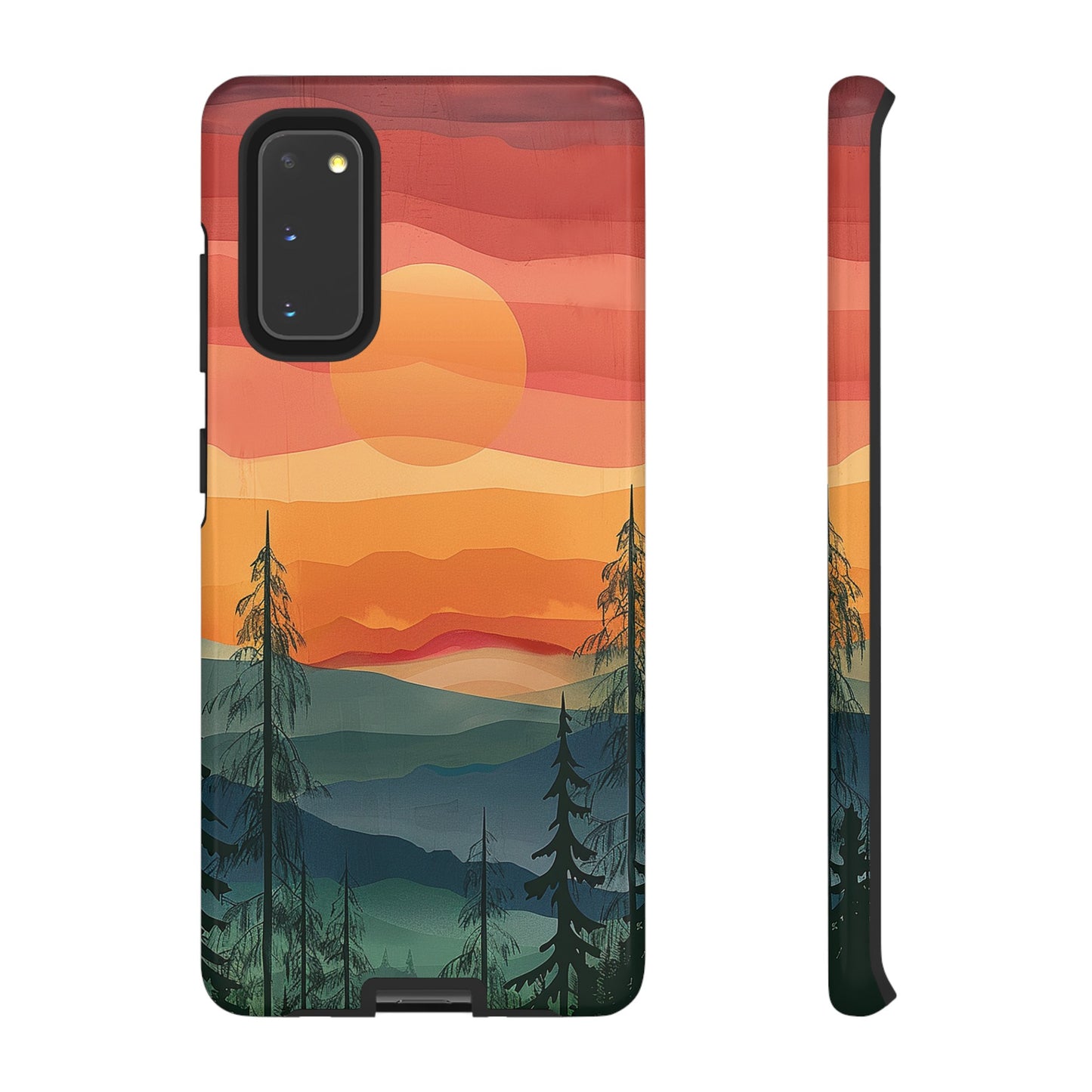 Forest Sunset Tough Phone Case