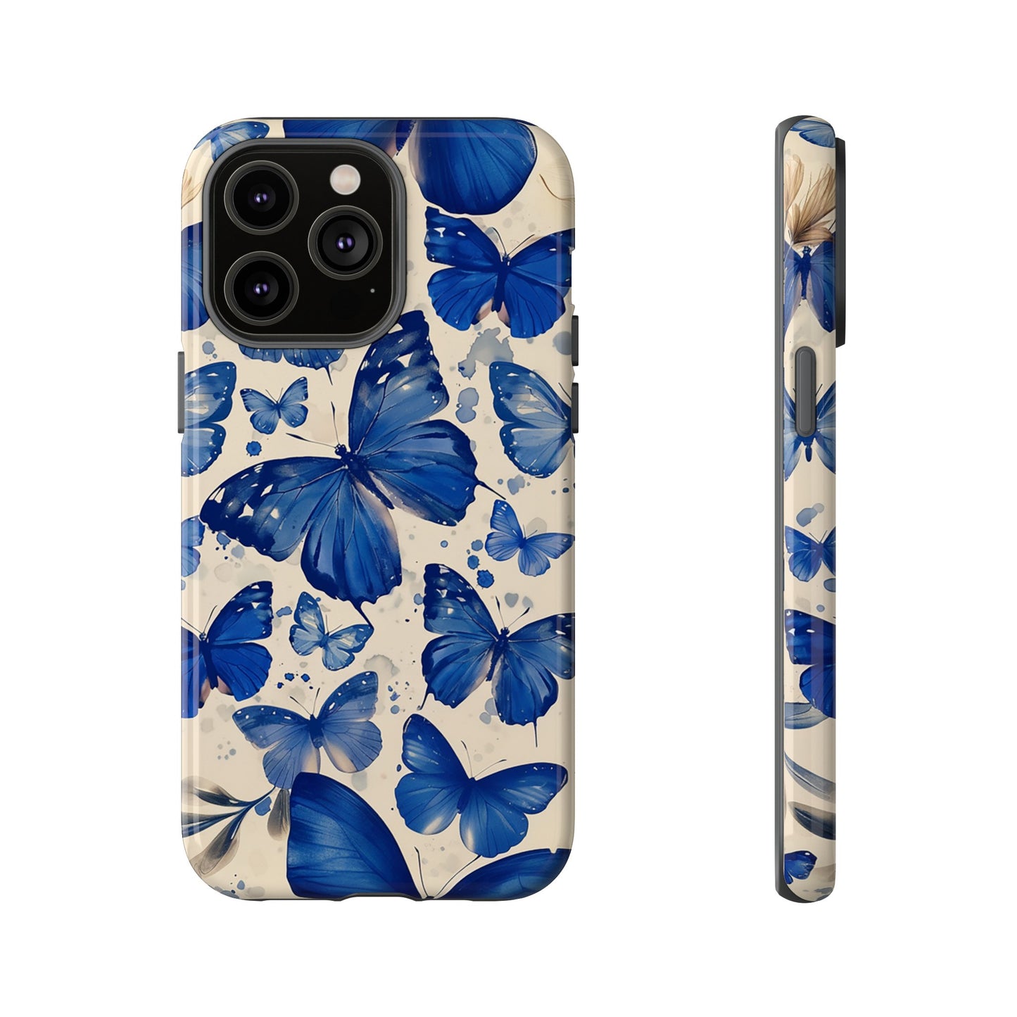 Blue Butterfly Tough Phone Case