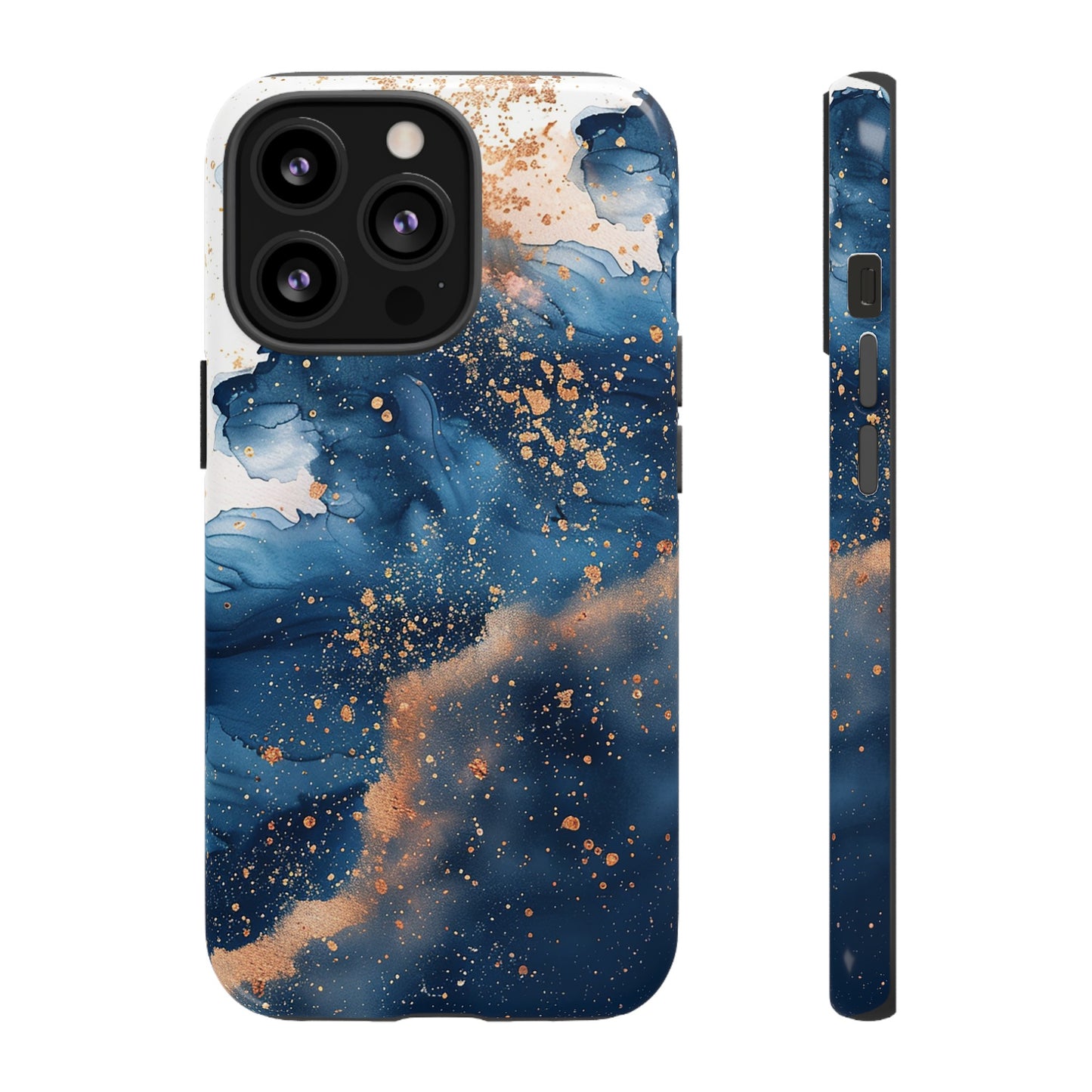 Blue Watercolors Tough Phone Case