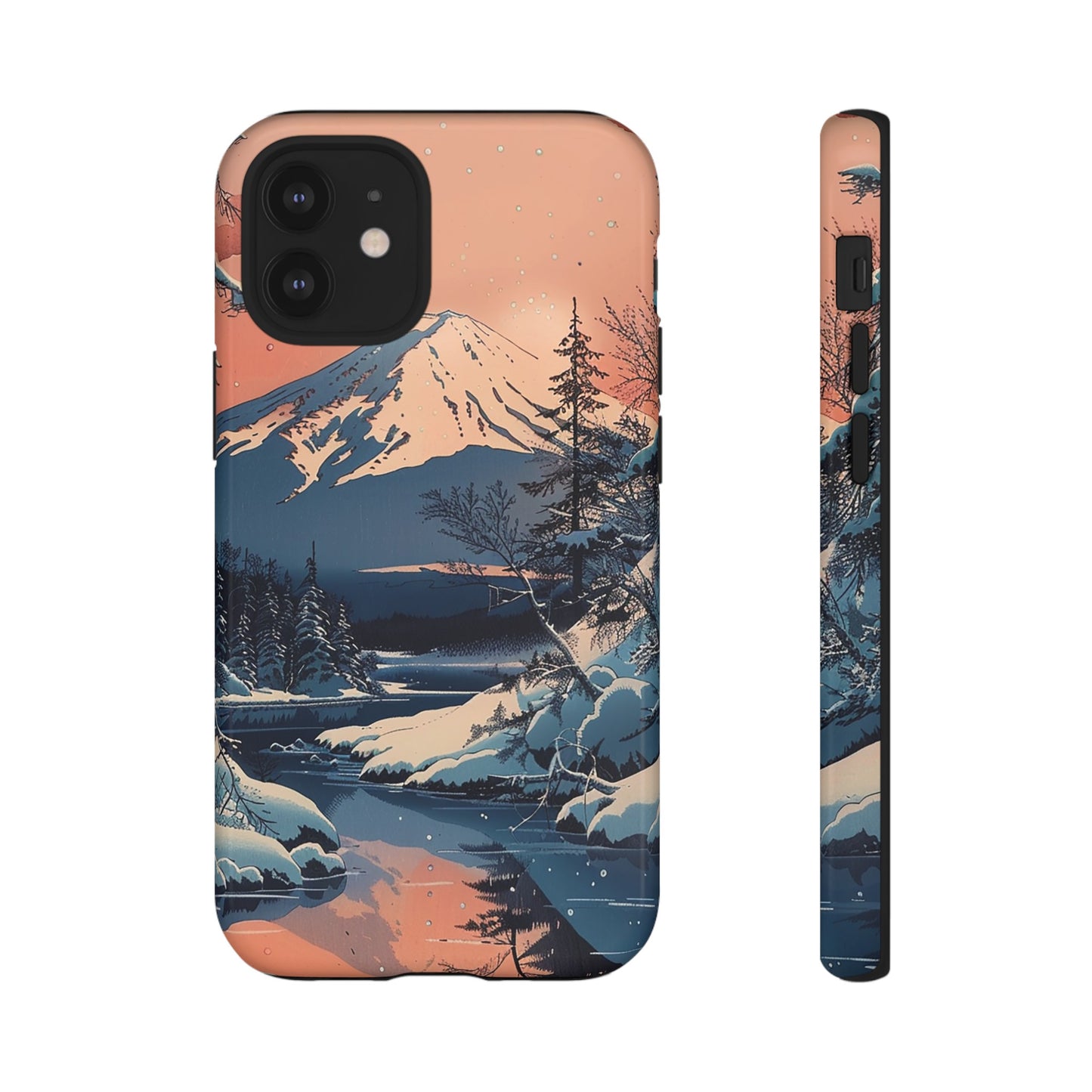 Snow Covered Mountain Tough Phone Case