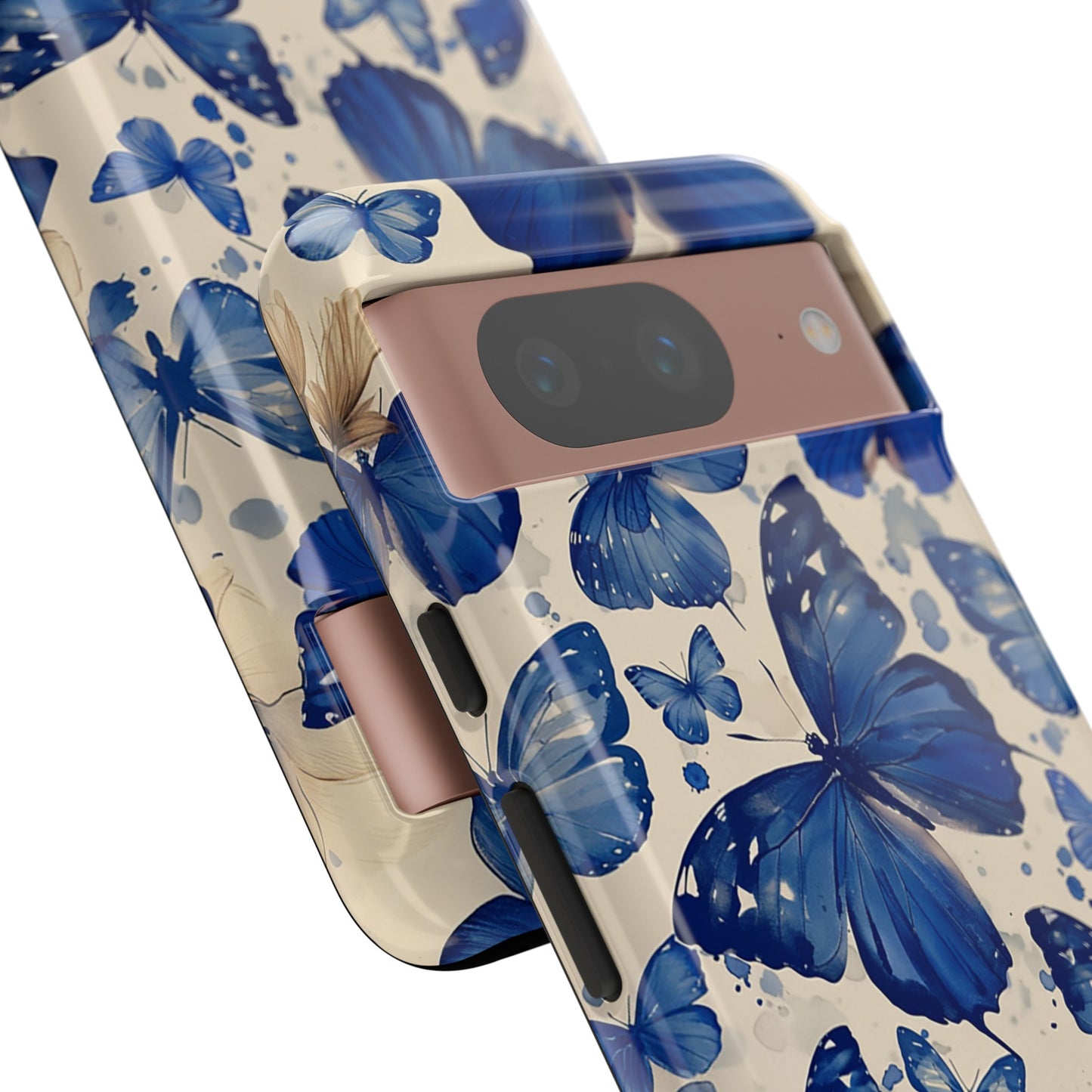 Blue Butterfly Tough Phone Case