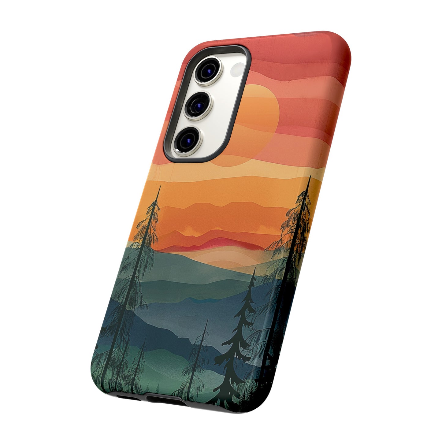 Forest Sunset Tough Phone Case