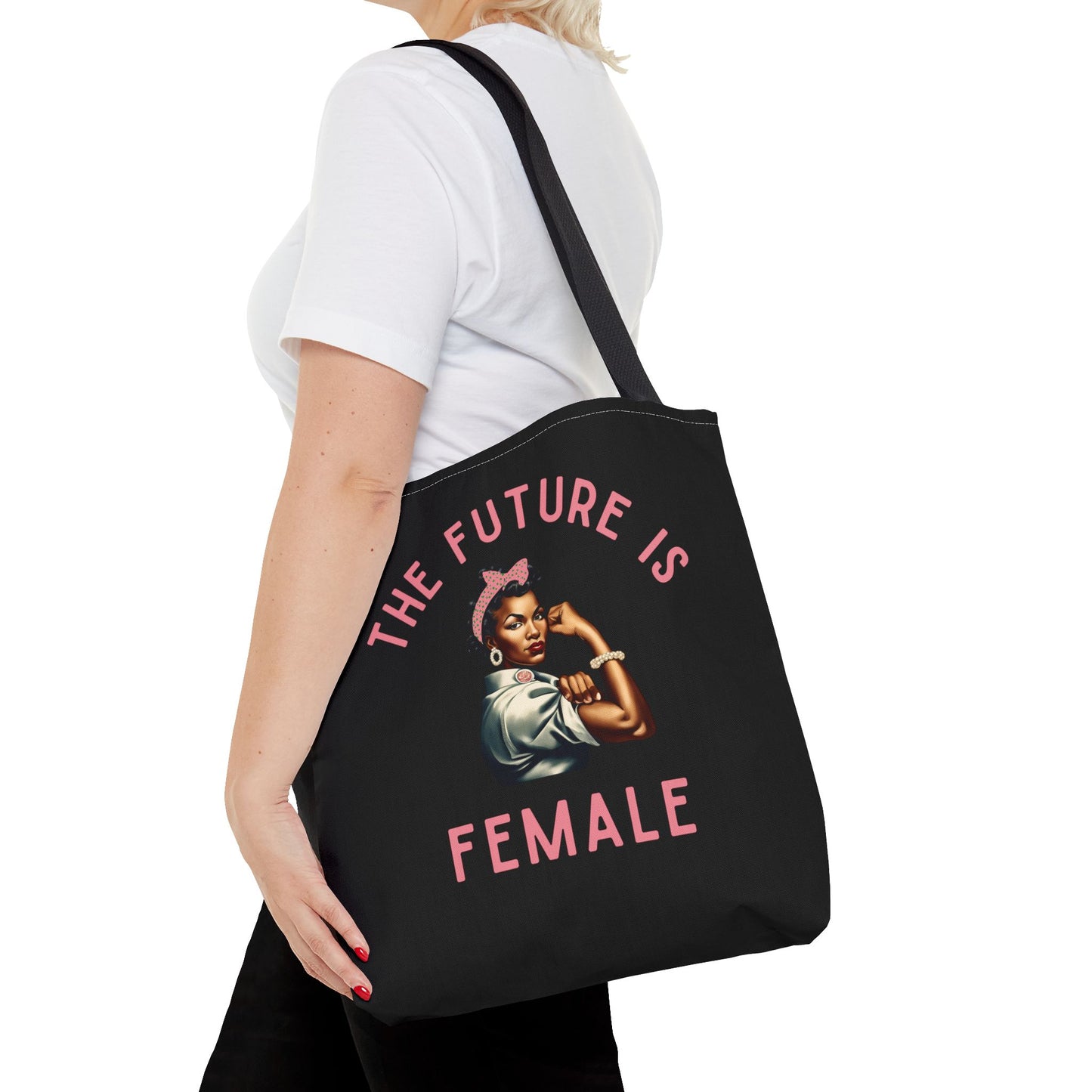 4 The Future is Female Black Tote Bag