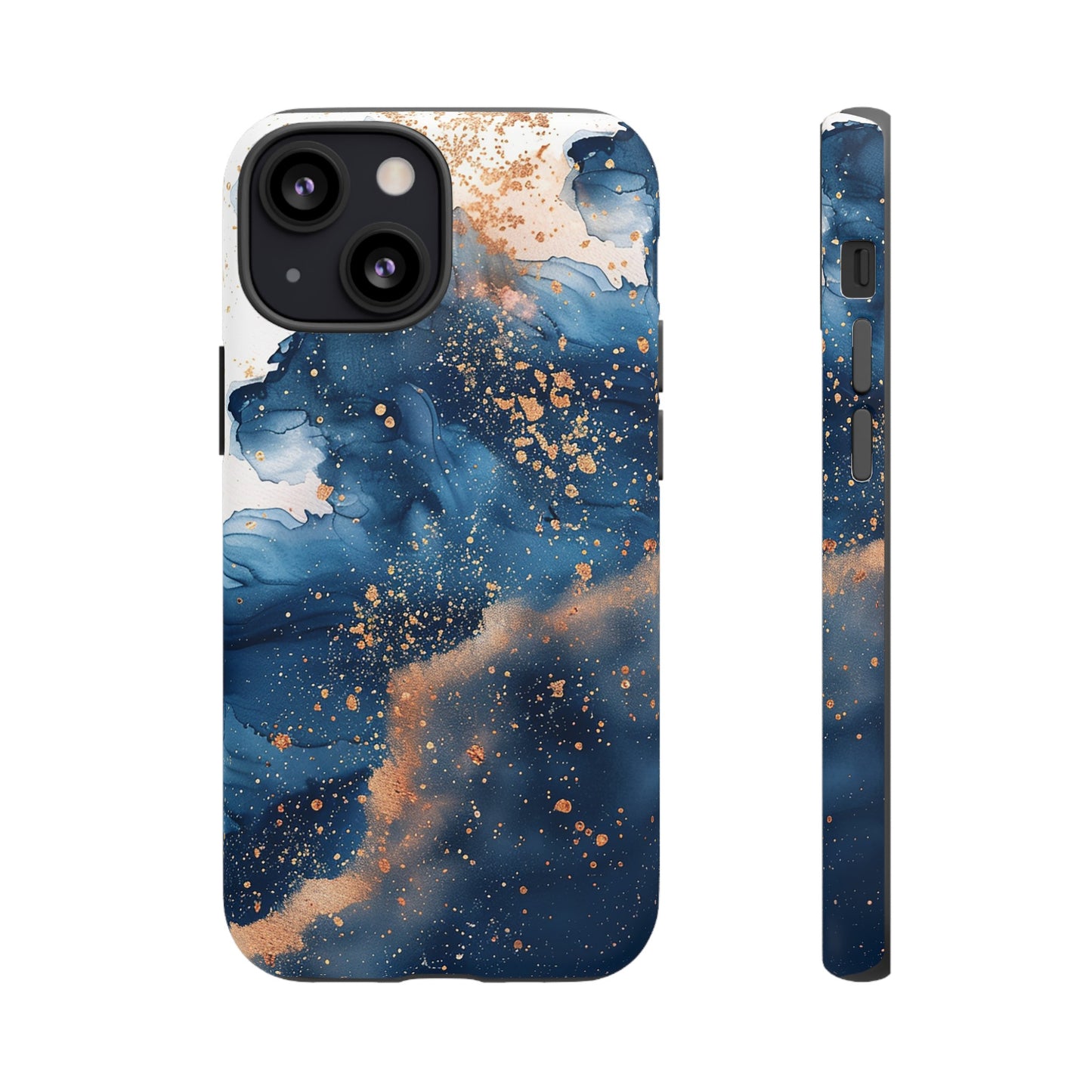 Blue Watercolors Tough Phone Case