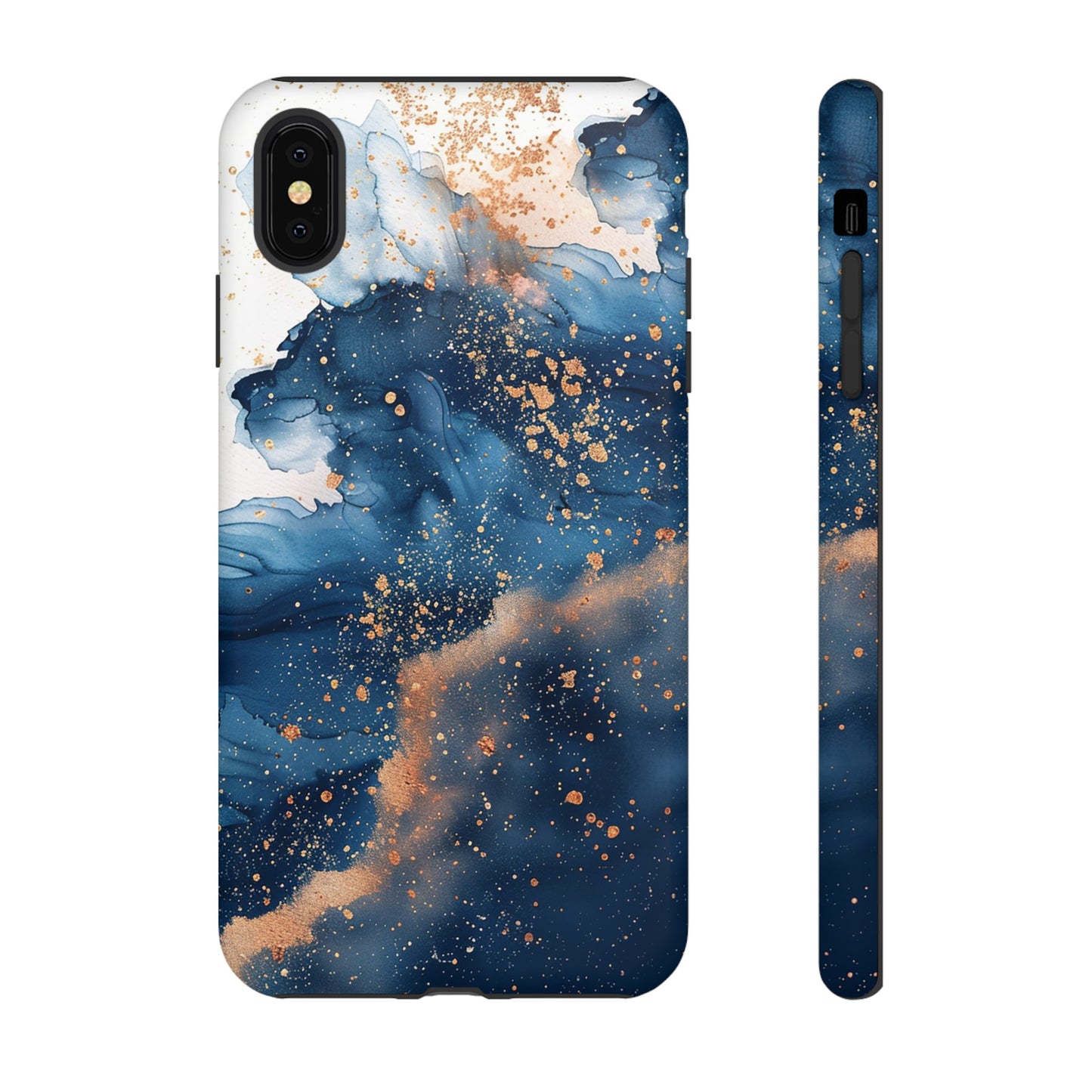 Blue Watercolors Tough Phone Case