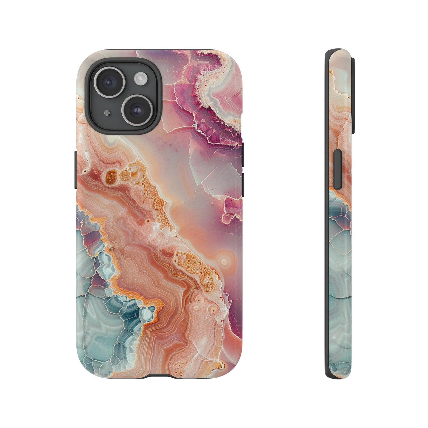 Pink Agate Tough Phone Case