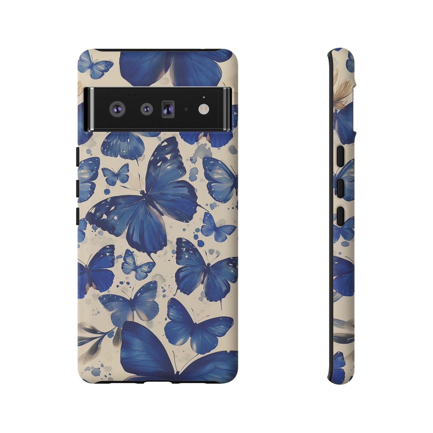 Blue Butterfly Tough Phone Case