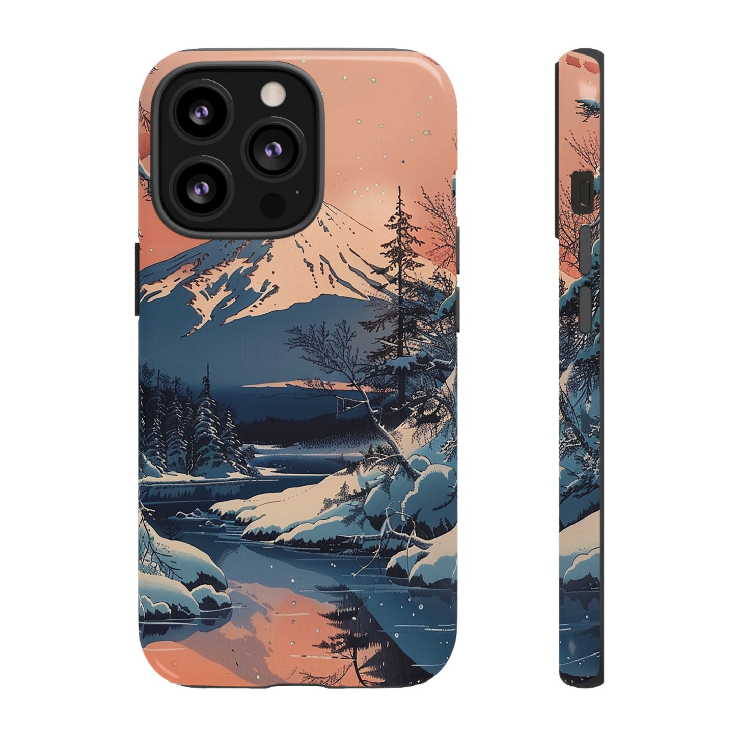 Snow Covered Mountain Tough Phone Case