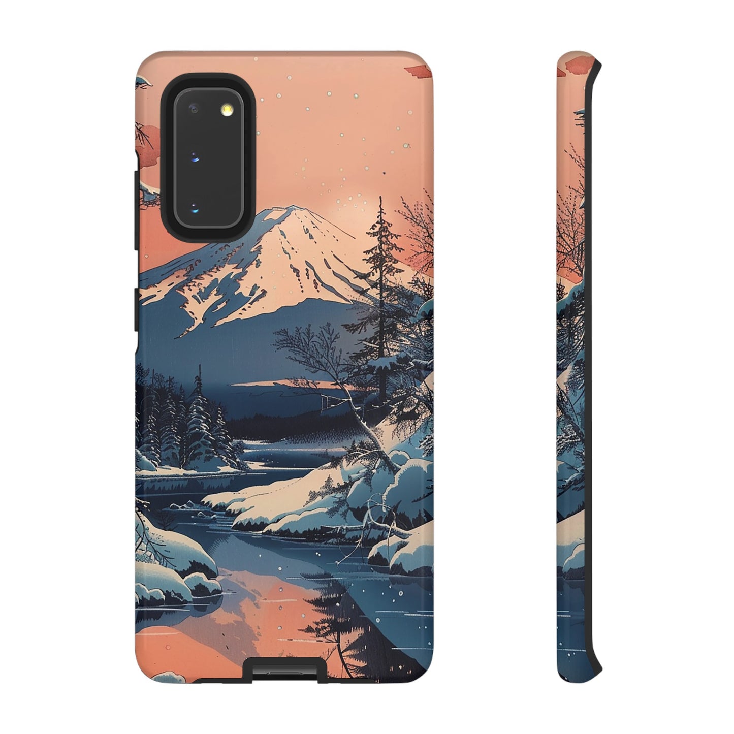 Snow Covered Mountain Tough Phone Case