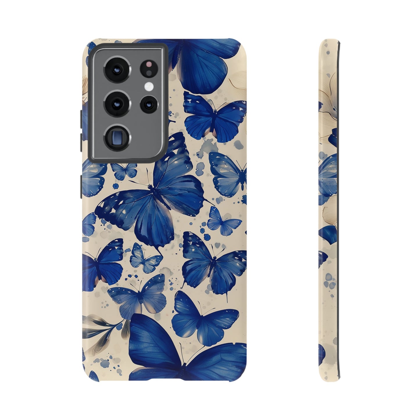 Blue Butterfly Tough Phone Case